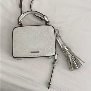 Silver Rebecca Minkoff mini bag